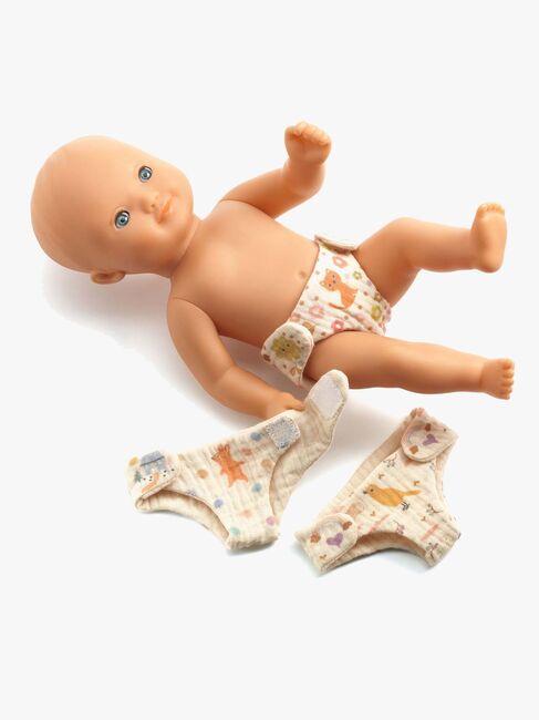 Djeco Vaippasetti Nukelle 3-pack