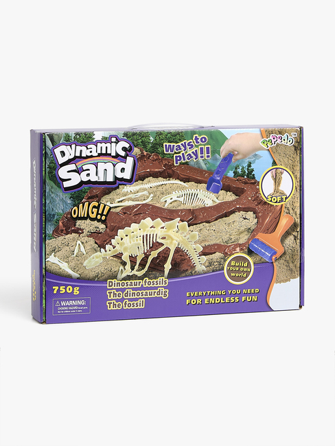 Fippla Dynamic Sand Leikkisetti Dinosaurusfossiilit
