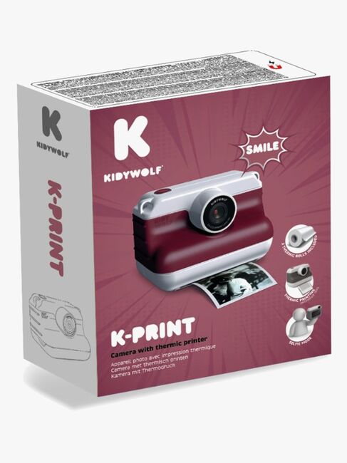 Kidywolf K-PRINT Pikakamera, Punainen