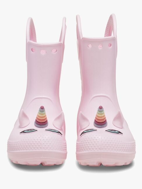 Crocs Handle It Unicorn Kumisaappaat, Pink Milk