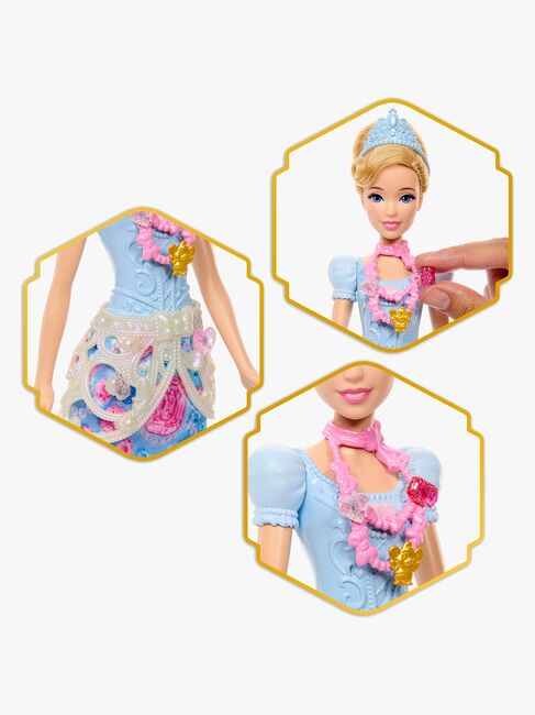Disney Prinsessat Jewel Reveal Muotinukke Tuhkimo