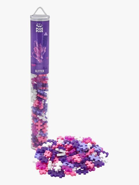 Plus-Plus Rakennussarja + Pohjalevy & Tuubi New Mix, 4x100 Osaa