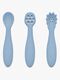 Summerville Harjoittelulusikat Silikoniset, Stone Blue