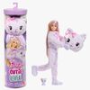 Barbie Cutie Reveal Sweet Bows Nukke Kissanpentu, Violetti