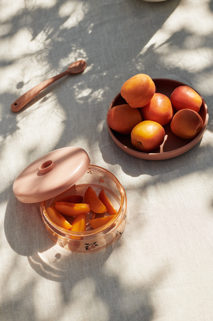 LIEWOOD Dominique Tritan Eväsrasia 500 ml 2-pack, Peach/Sea shell