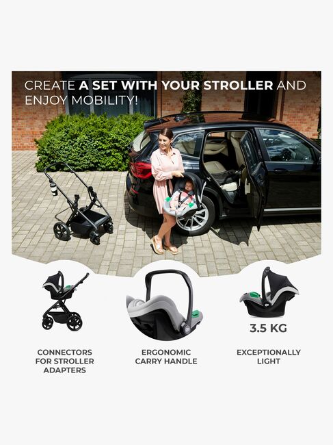 Kinderkraft MINK PRO i-Size Turvakaukalo, Grey