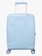 American Tourister Mickey Magic Spinner Matkalaukku 37-44L, Pastel Blue