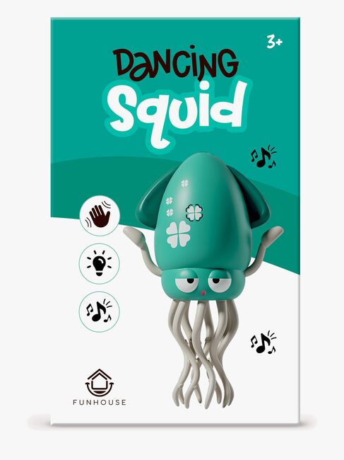 Trend Toys Tanssiva Mustekala, Vihreä