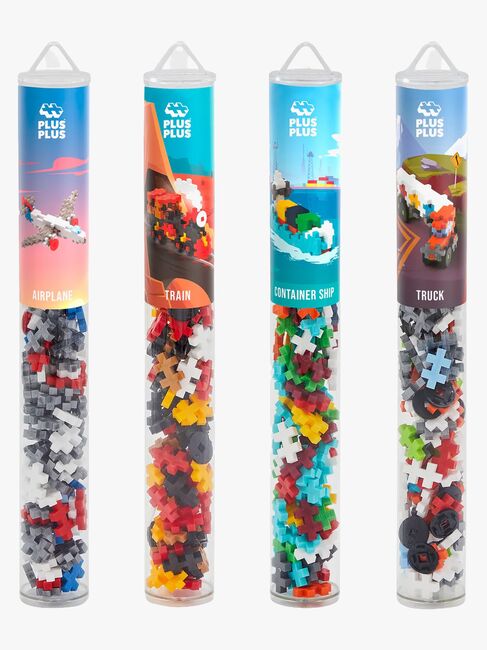 Plus-Plus Rakennussarja + Pohjalevy & Tuubi Ajoneuvo 4x100 Osaa