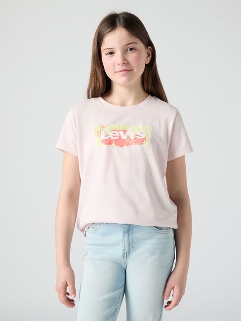 Levi's LVG Strawberry SS Batwing T-paita, Crystal Pink