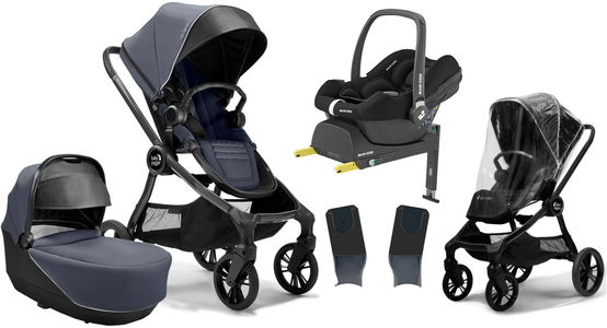 Baby Jogger City Sights Yhdistelmävaunut + Maxi-Cosi CabrioFix i-Size Turvakaukalo + Telakka, Commuter