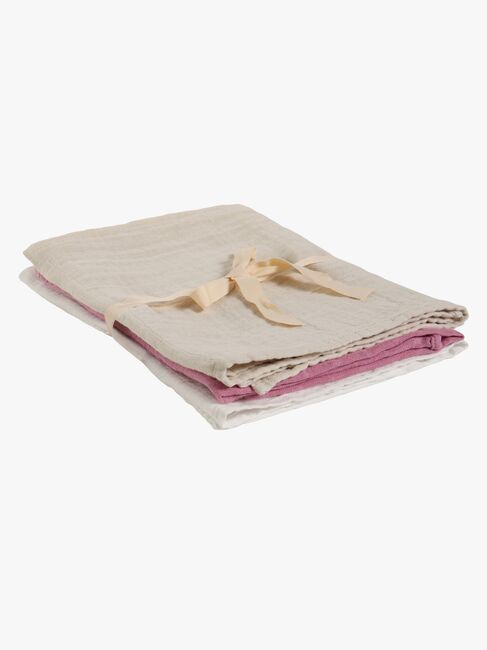Peppi Musliiniviltti 3-pack, Mauve Orchid