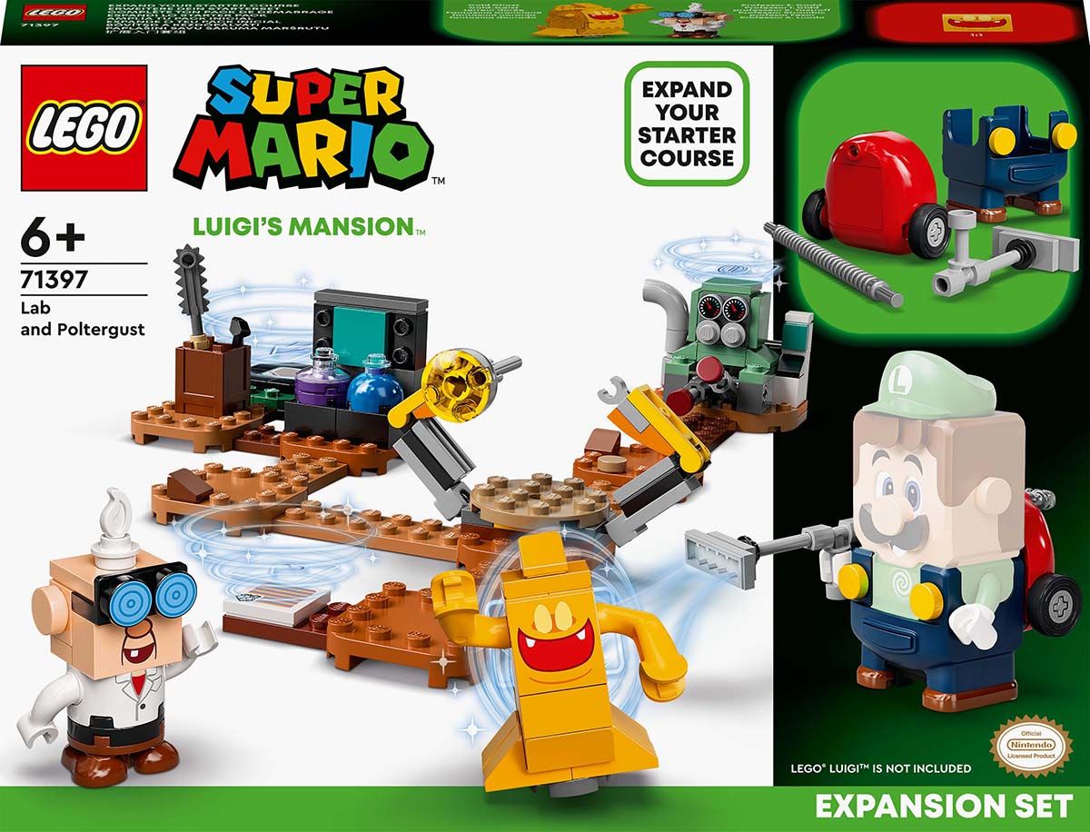 LEGO Super Mario 71397 Luigi’s Mansion™: Labra+Poltergust Laajennussarja