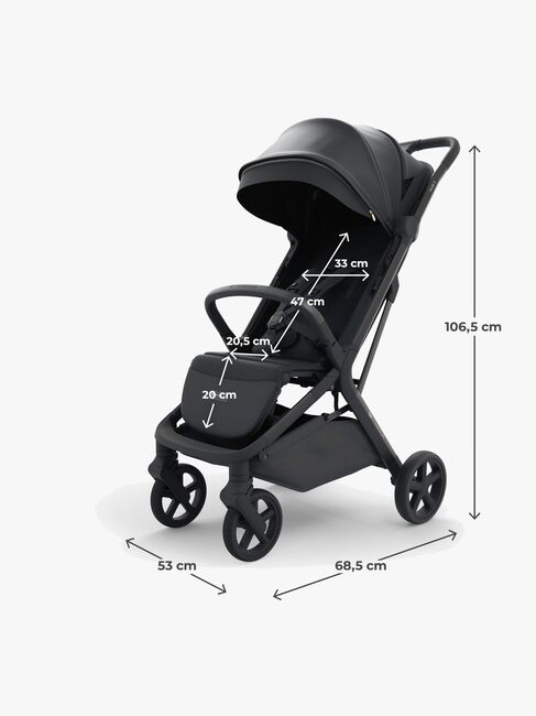 Kinderkraft NUBI 3 Lastenrattaat, Midnight Black