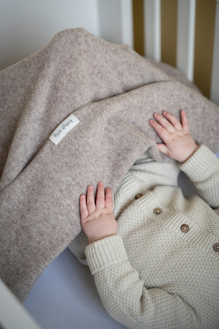 Baby's Only Baby Crib Viltti Merinovilla TOG 1, Brushed Sand