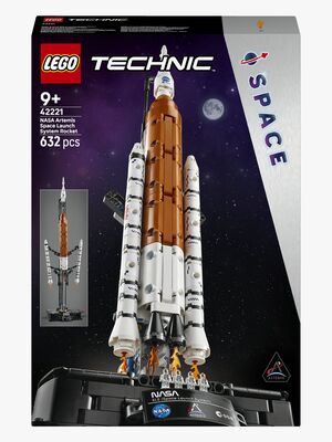 LEGO Technic 42221 NASA Artemis ‑laukaisujärjestelmän avaruusraketti