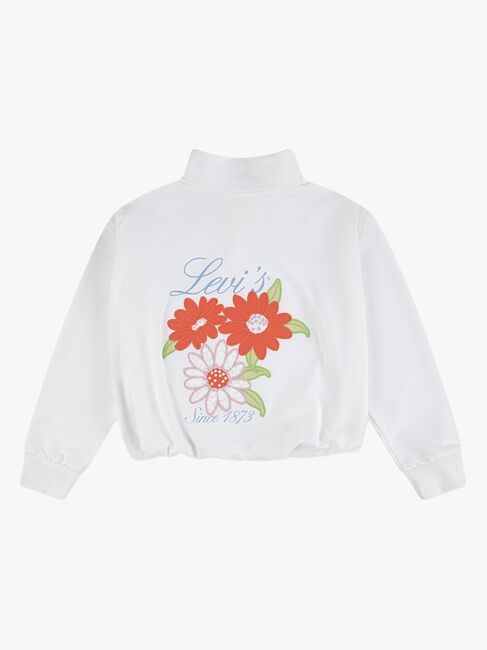 Levi's LVG Bubble Hem LS Knit Paita, Bright White