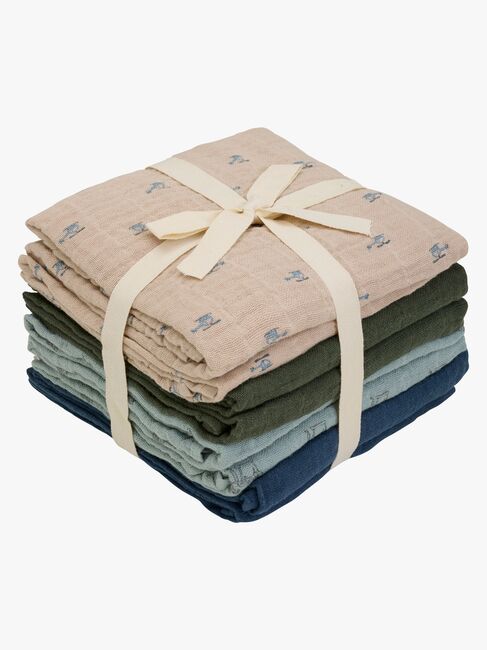 Peppi Musliiniviltti 8-pack, Blue Mirage