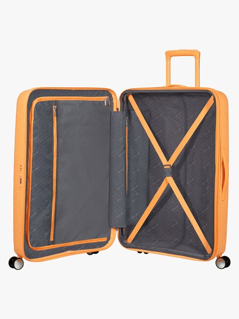 American Tourister Soundbox Spinner Matkalaukku 97-110L, Papaya Pop