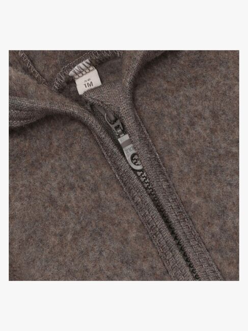 Huttelihut Villafleecetakki Merinovilla, Brown Melange