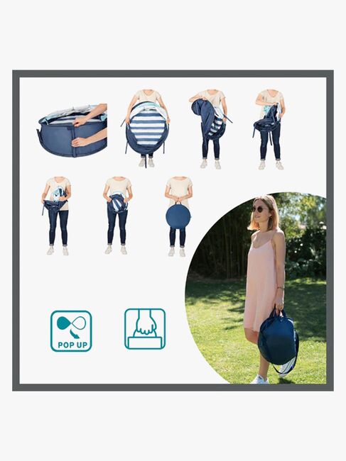 BabyMoov UV-Teltta, Blue/White