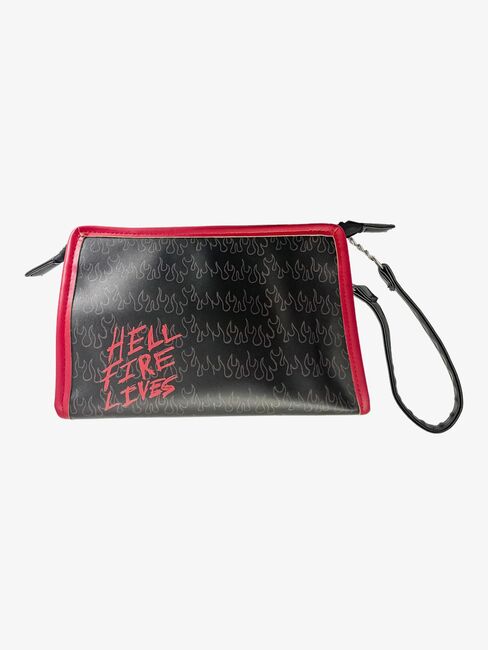 Stranger Things Hellfire Club Toilettilaukku, Musta