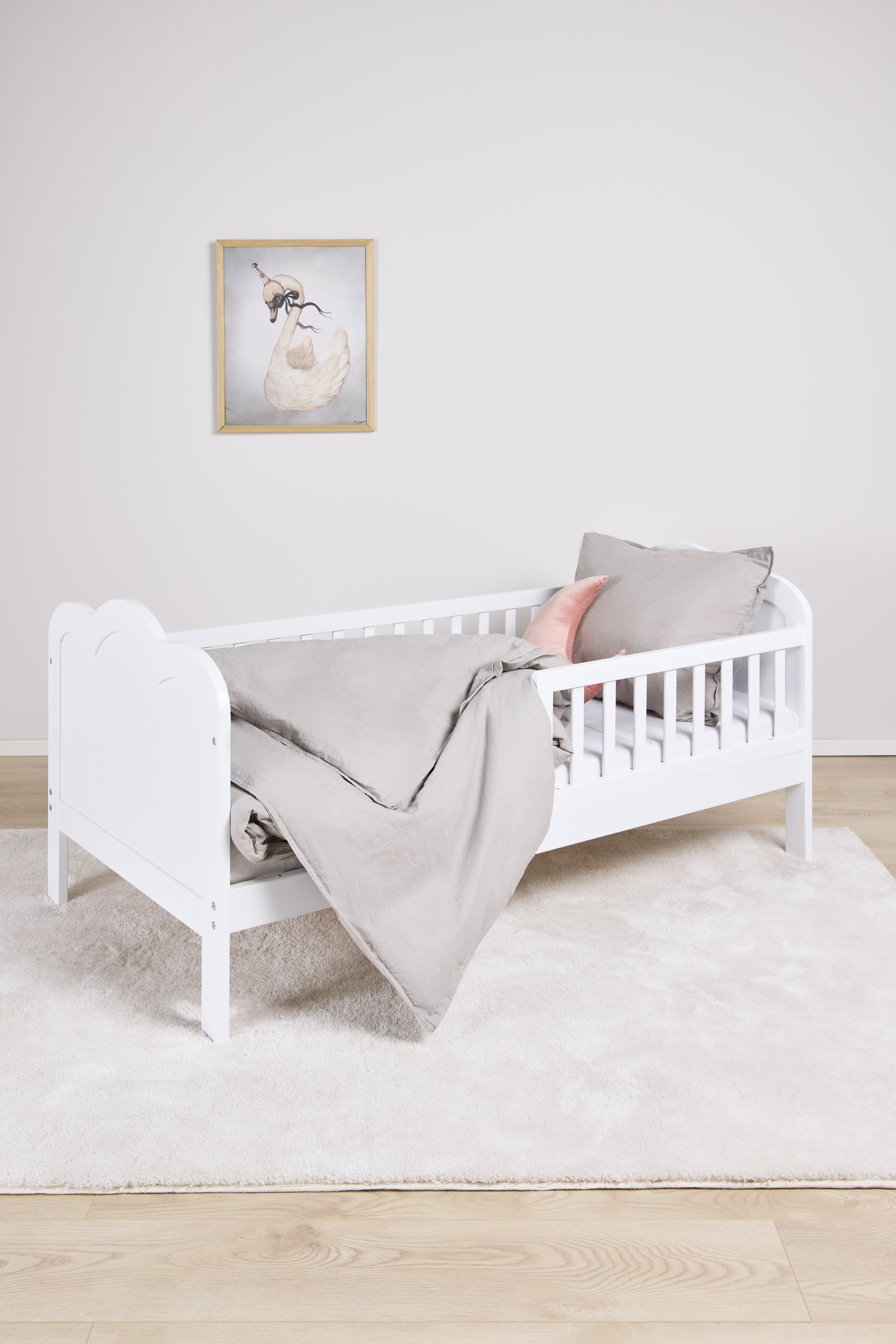 JLY DREAM Juniorisänky ESTER 70x140, Valkoinen