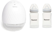 Beemoo Care Wearable Sähkökäyttöinen Rintapumppu Single + Äidinmaitopullot 240 ml 2-pack