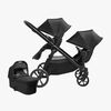 Baby Jogger City Select 2 Tencel Sisarusrattaat, Lunar Black