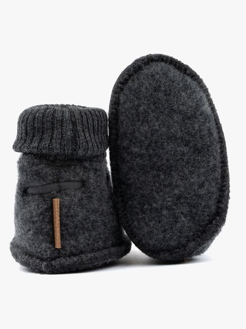 Mikk-Line Töppöset Merinovilla, Anthracite Melange