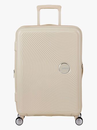 American Tourister Soundbox Spinner Matkalaukku 71,5-81L, Coconut Sand