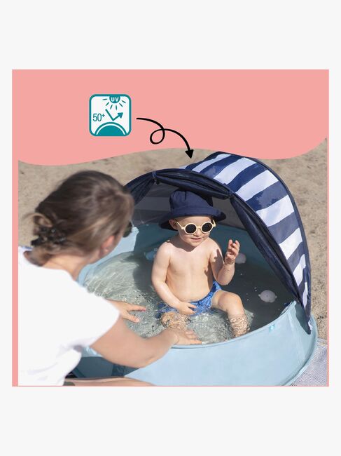 BabyMoov UV-Teltta, Blue/White