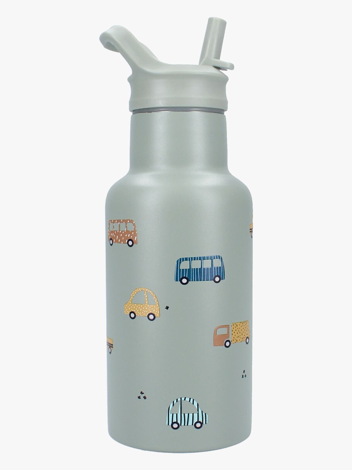 Kidzroom Stainless Steel Juomapullo 350 ml Sweet Cuddles, Vihreä