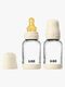 BIBS Slow Flow Lasi Tuttipullo Lateksi 2-pack 120 ml, Ivory