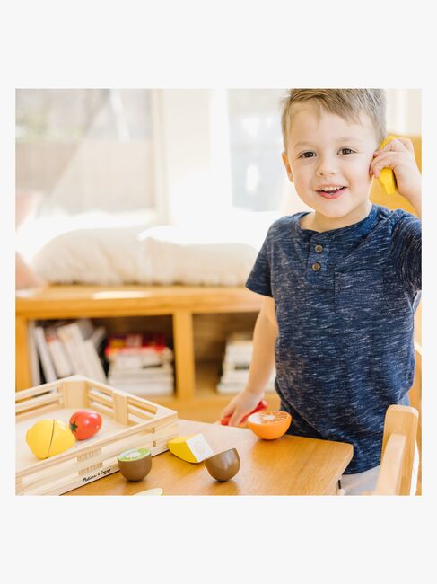 Melissa & Doug Playset Hedelmiä & veitsen laatikossa