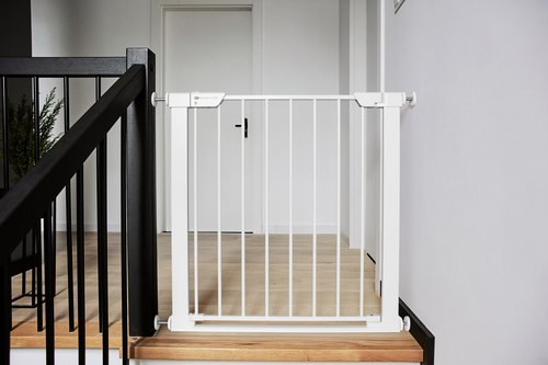 Kinderkraft SAFESNAP Turvaportti, Valkoinen