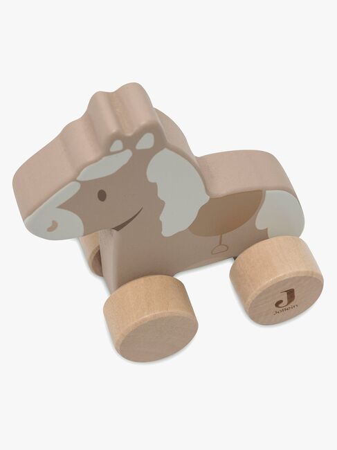 Jollein Hevonen Pyörillä Nostalgic Ride Puulelu