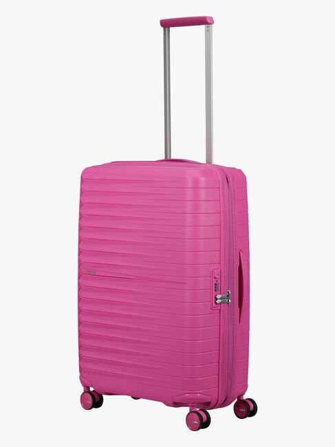 American Tourister FastForward Spinner Matkalaukku 67-77L, Electric Fuchsia