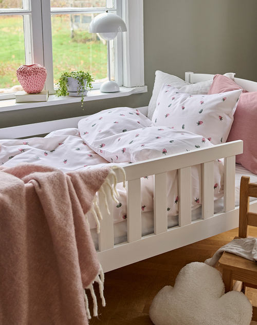 Borganäs Pussilakanasetti Mansikkaunelma 150x210