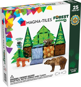 MagnaTiles Forest Animals Rakennussarja 25