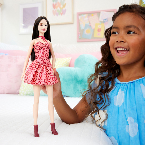 Barbie Fashionistas Nukke Leopardi, Vaaleanpunainen