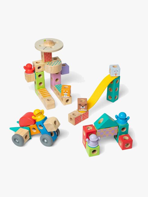 Melissa & Doug Blockables Rakennussarja Kaupunki 73 Osaa