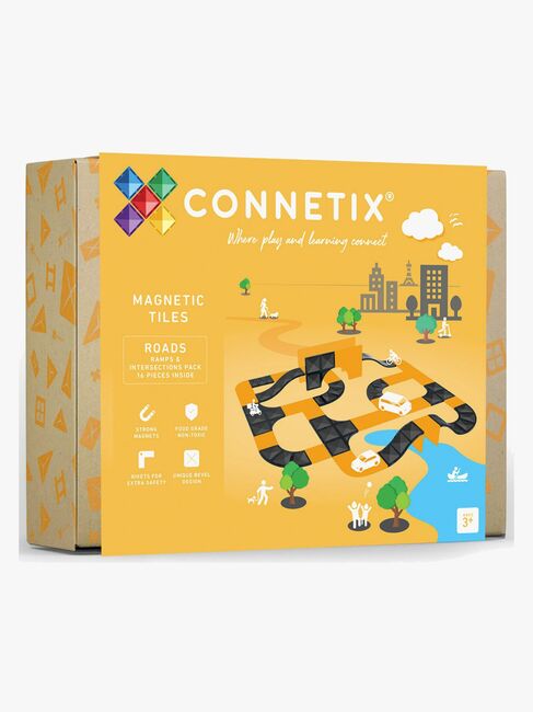 Connetix Magneettiset Rakennuspalikat Maantiesarja 16 Osaa