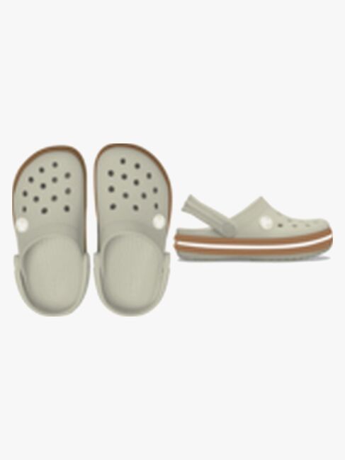 Crocs Crocband Gum Kids Pistokkaat, Summit White
