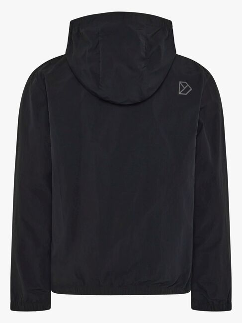 Didriksons Jasper Tuulenpitävä Vaellustakki, Black
