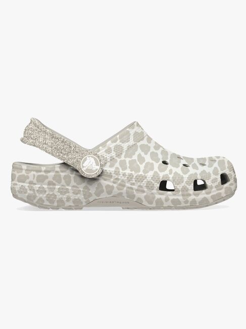 Crocs Classic Animal Glitter Pistokkaat, Almond Tint