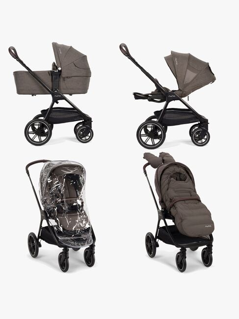 Nuna TRIV LX Yhdistelmävaunut + All-Season Set, Chestnut