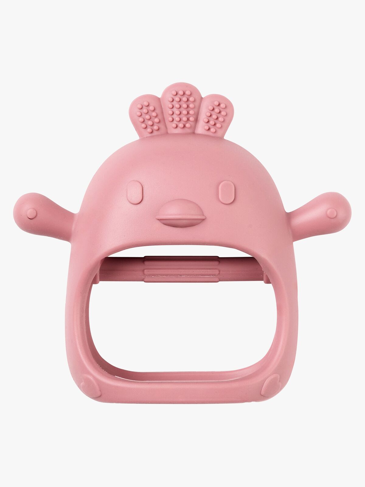 Nattou Soft Silicone Käsine Purulelu, Old Pink