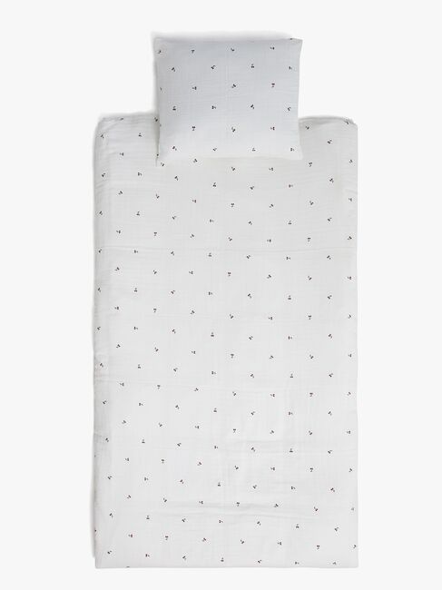 Alice & Fox NESSA Pussilakanasetti Juniorisänky 150x210, Valkoinen