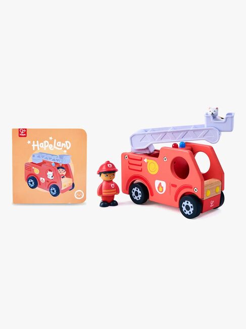 Hape Satukirja + Leikkisetti The Roaring Fire Truck